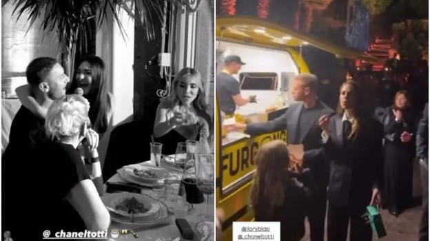 Totti e Noemi assieme a Ilary e Bastian, succede l’impensabile al compleanno di Chanel