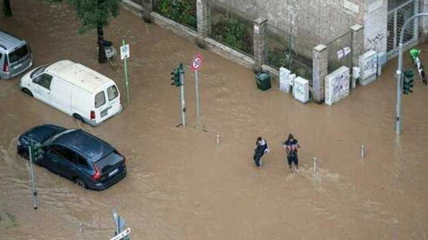 Allerta maltempo: inferno d’acqua sulla città italiana