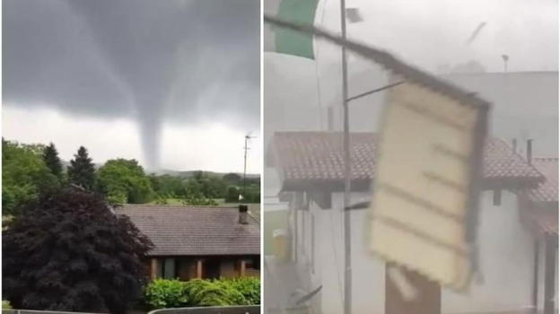 Italia, improvvisa tromba d’aria distrugge tutto. Video