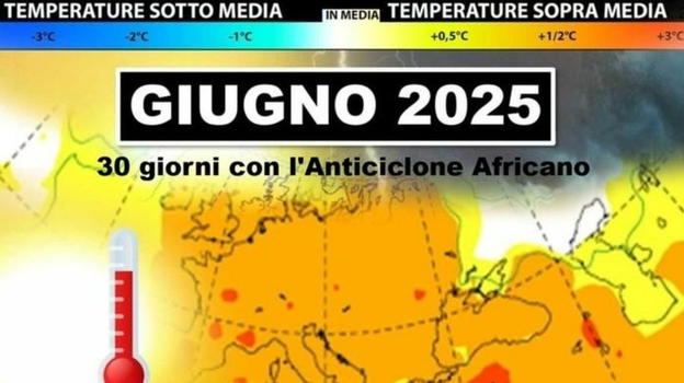 Meteo Giugno: saranno 30 giorni con l’anticiclone africano come nel 2003
