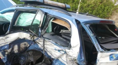 Incidente in A1 coinvolge quattro auto della polizia