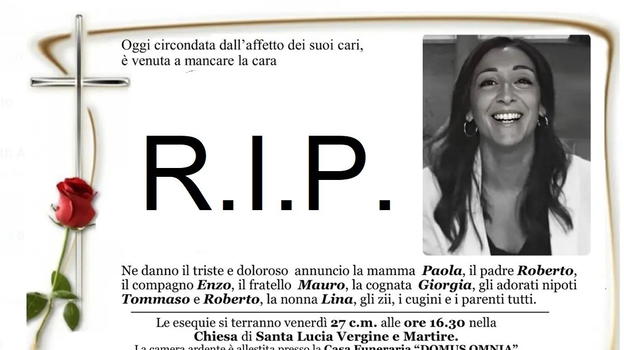 Scomparsa prematuramente e all’improvviso: il cordoglio corre sui social