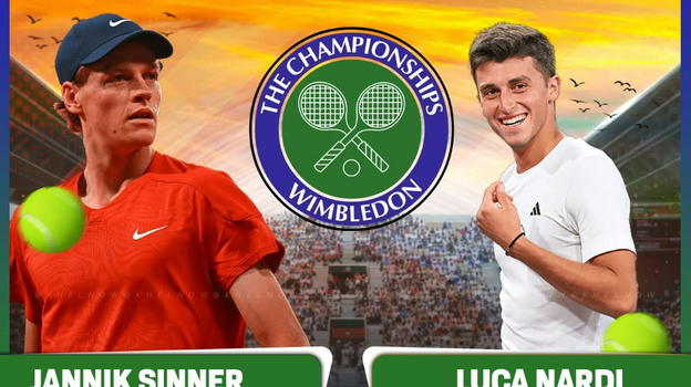Wimbledon, ecco a che ora giocano Sinner-Nardi e dove vederli