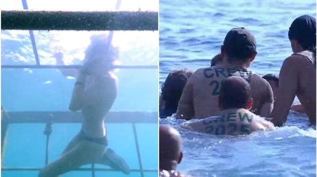 Isola, panico durante la prova in apnea: la concorrente è rimasta incastrata nella gabbia