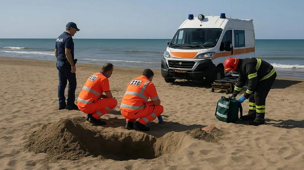 17enne scava una buca in spiaggia e perde la vita sepolto vivo sotto la sabbia