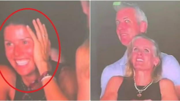 Amanti al concerto dei Coldplay, chi è la “donna imbarazzata” accanto alla coppia