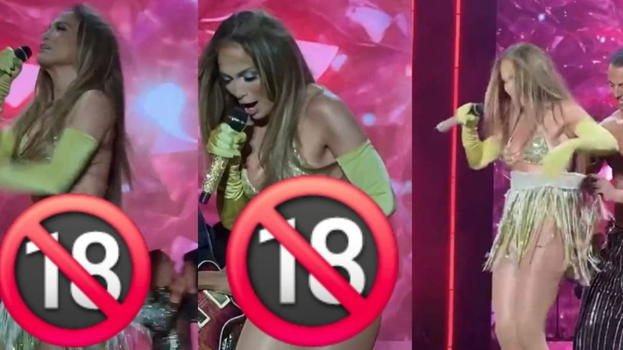 Jennifer Lopez, si è visto tutto mentre era sul palco davanti a tutti!