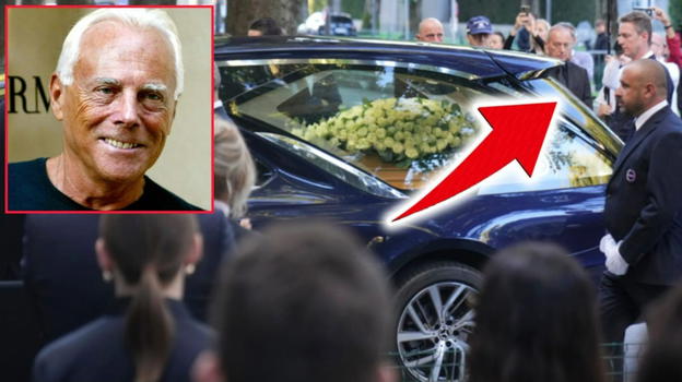 Sorpresa ai funerali di Giorgio Armani: si è presentato anche lui