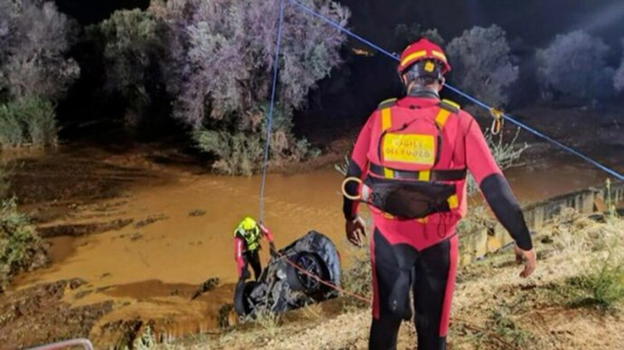 "Trovato il suo corpo senza vita" . Non si trovava dopo il nubifragio