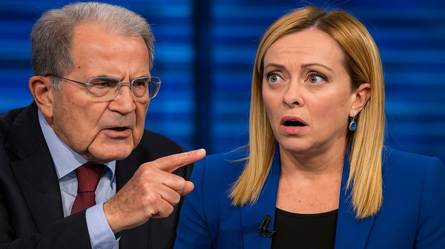 Prodi, la sparata dalla Gruber su Giorgia Meloni: "La parola giusta per lei è…"