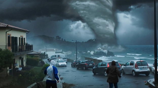 Maltempo in Italia: piogge, crolli e tromba d’aria