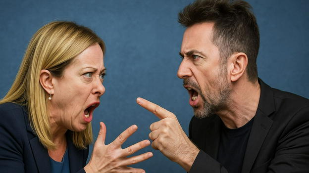 Scanzi choc contro Giorgia Meloni: "È una cac…