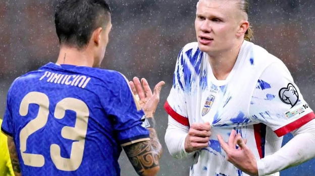 Haaland, la frase sconvolgente in italiano a Mancini dopo la vittoria in nazionale