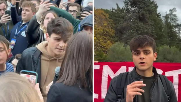 Atreju, altro che studente normale: ecco chi è davvero il contestatore di Bernini