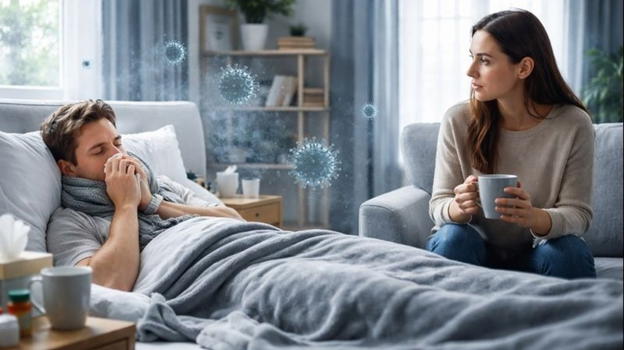 Stessa stanza, stesso virus, zero contagi: attenzione, ecco come si trasmette l’influenza K