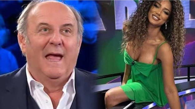 La Ruota della Fortuna, Samira Lui si presenta vestita così e tutti sentono il commento choc di Gerry Scotti