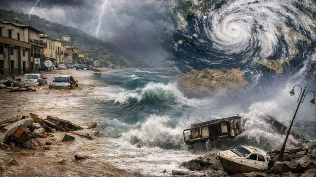 Ciclone Harry in Italia: le impressionanti immagini dei danni