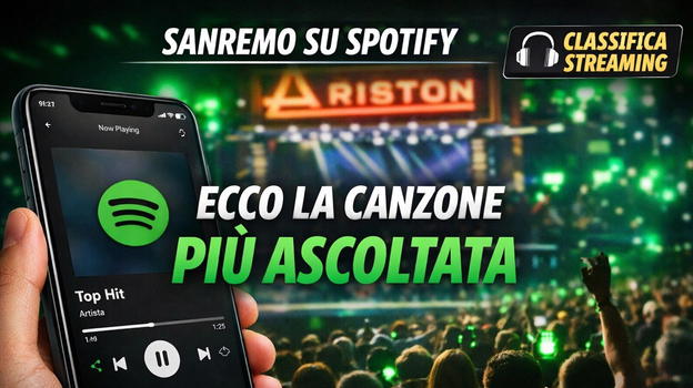 Spotify Sanremo: ecco qual è la canzone più ascoltata