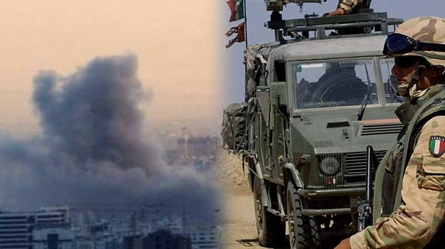 Scontro, militari italiani colpiti da razzi iraniani