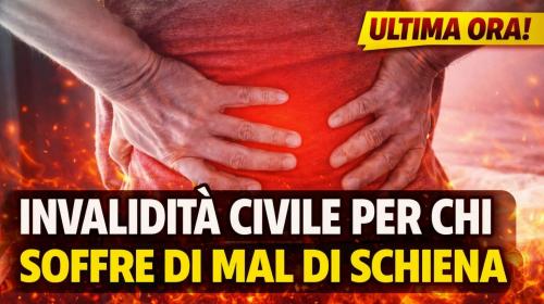 Mal di schiena, ecco come ottenere un assegno di 313 euro al mese