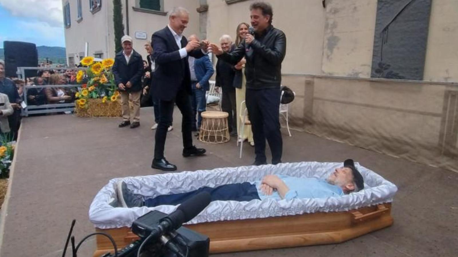 Il saluto di Pieraccioni all’amico di sempre Massimo Ceccherini