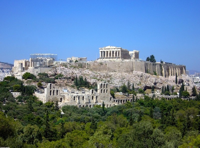 Una panoramica dell'Acropoli: imperdibile in caso di un viaggio ad Atene