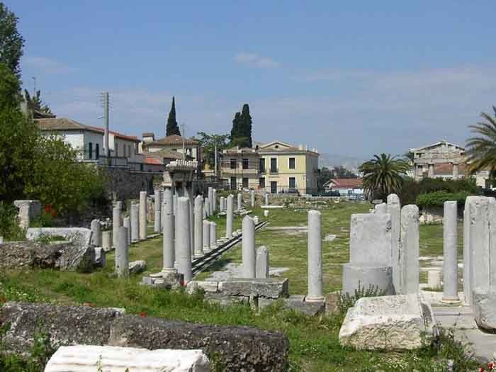 I resti dell'antica Agorà di Atene
