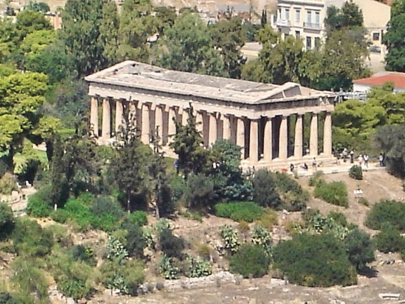Il Tempio di Efesto divenne, per un periodo, la sede del museo nazionale
