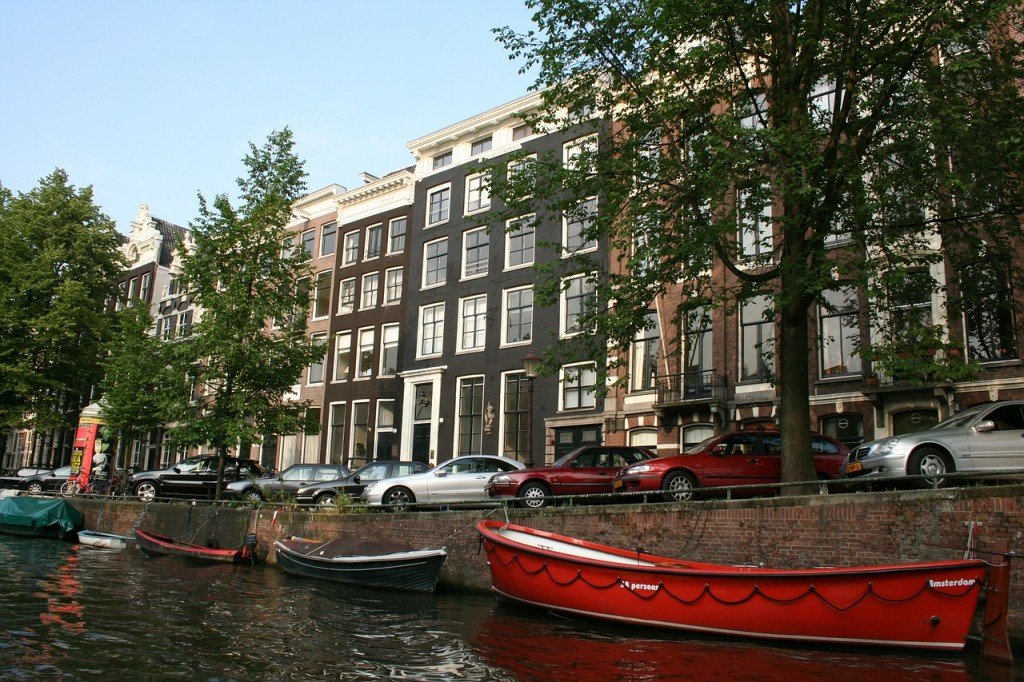 Un suggestivo scorcio di Amsterdam