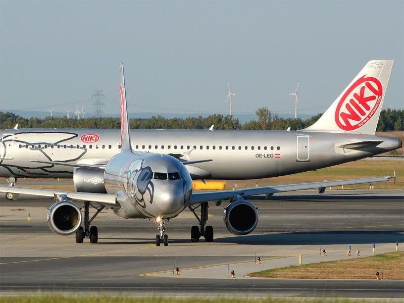 Immagine dell'aereo della compagnia Niki