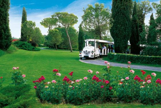 Uno scorcio verde all'interno del Parco Giardino Sigurtà