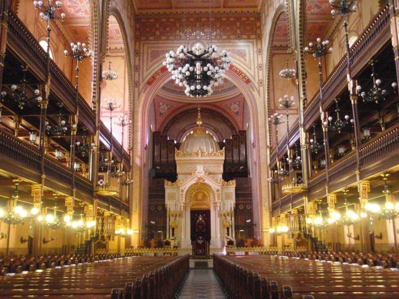 sinagoga-budapest-interno