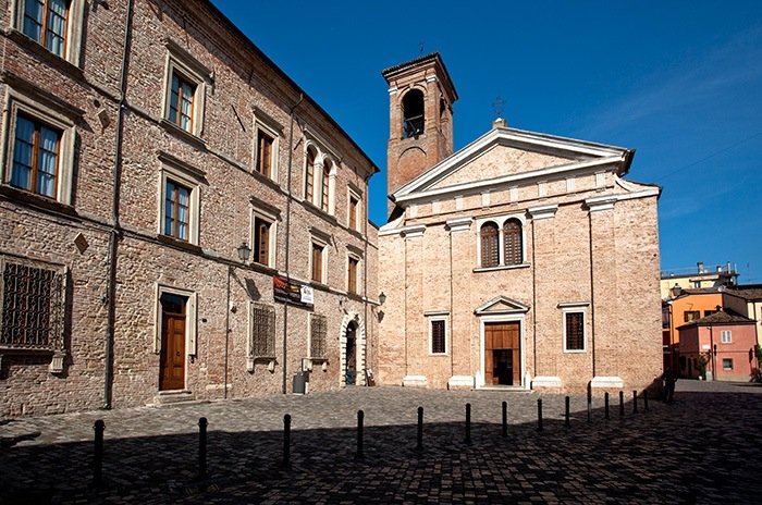 La chiesa di San Giuliano, situata nell'omonimo borgo
