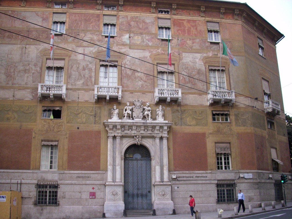 Il palazzo Doria-Spinola, antica sede del reggente della città di Genova ed oggi sede della Prefettura