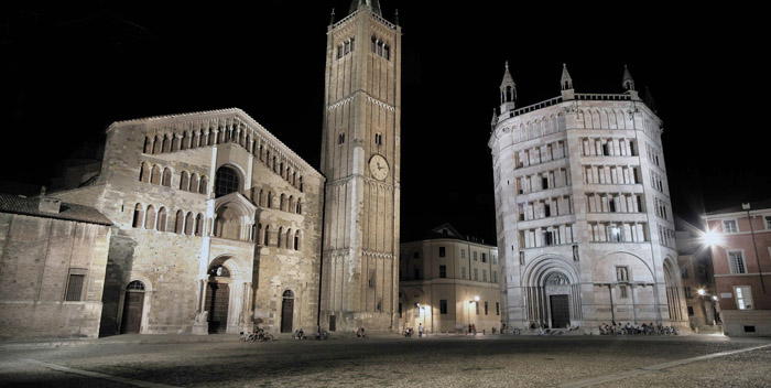 Piazza Duomo a Parma