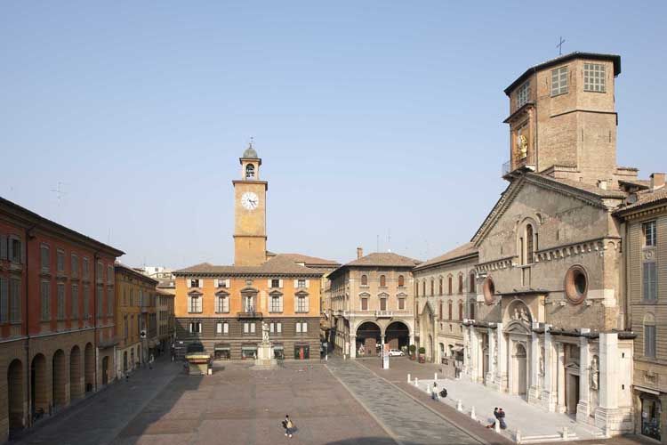 Piazza Prampolini a Reggio Emilia
