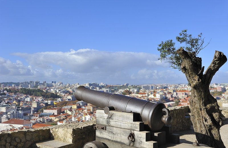Vista di Lisbona dal Castello di San Giorgio