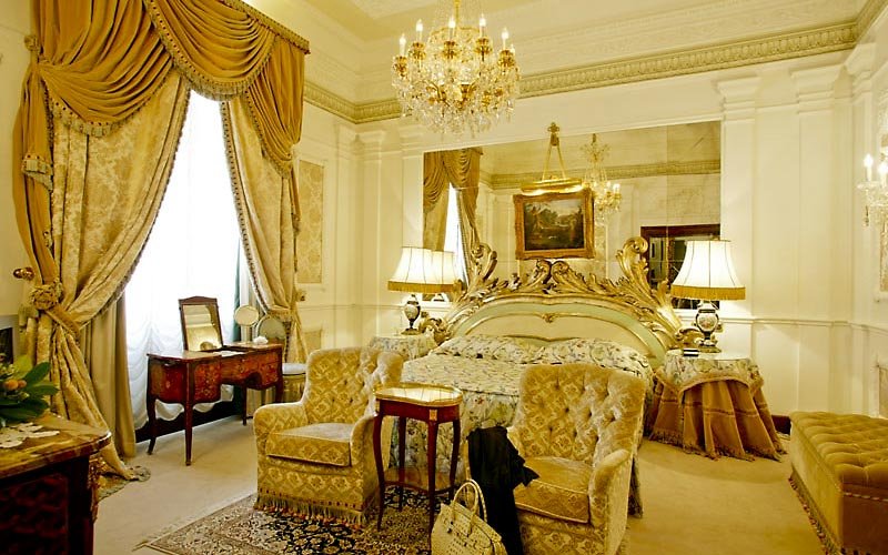 Una camera dell'Hotel Majestic