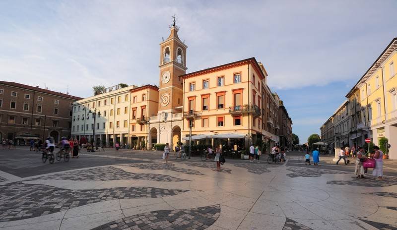 Piazza Tre Martiri a Rimini