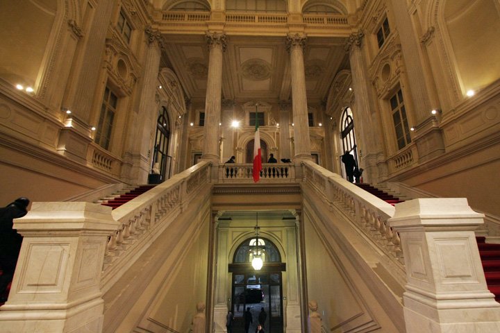 L'interno di Palazzo Carignano