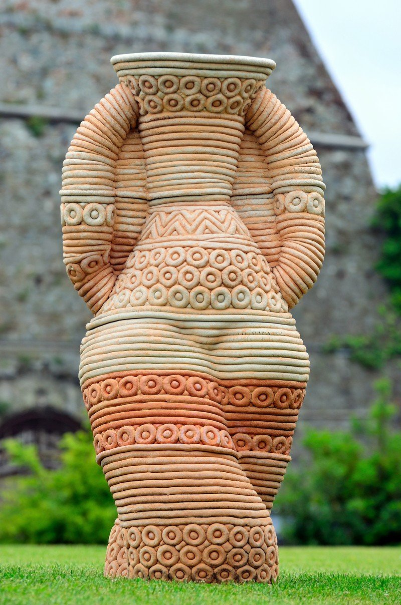Una delle sculture presenti nella Fortezza del Priamar di Savona