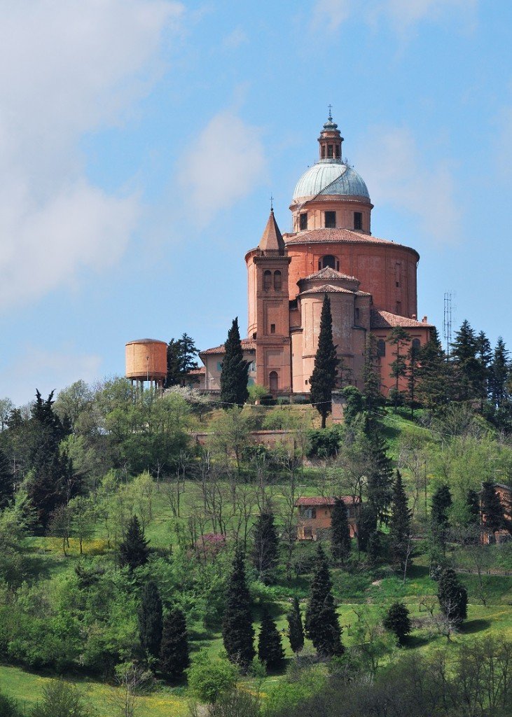 Il Santuario di San Luca, situato sui colli bolognesi