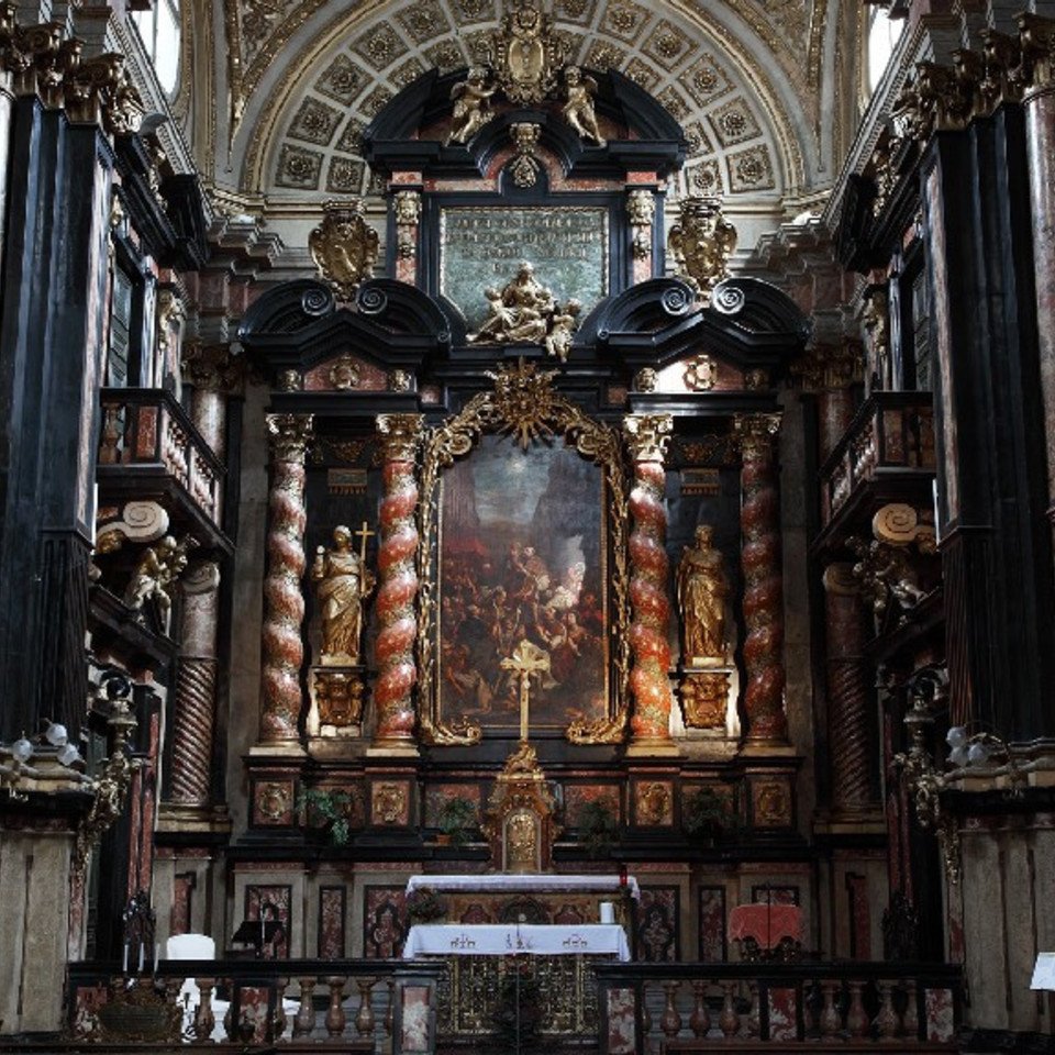 L'altare maggiore della Chiesa del Corpus Domini