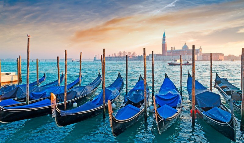 Uno dei simboli indiscussi di Venezia: le gondole