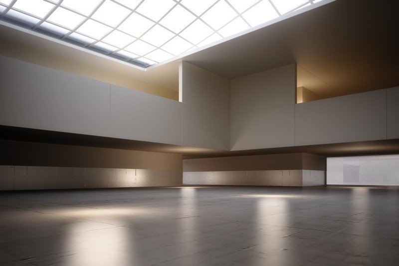 Una sala del Museo d'Arte Moderna di Francoforte