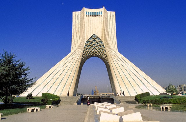 42-20485795Iran, Tehran, Azadi Tower also called Azadi Monument by architect Hossein Amanat