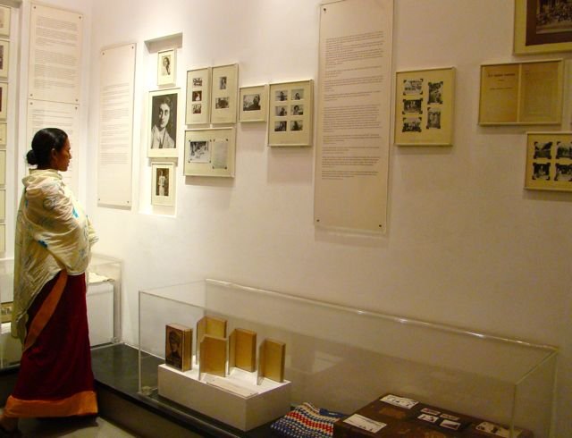 Una sala del Museo di Gandhi