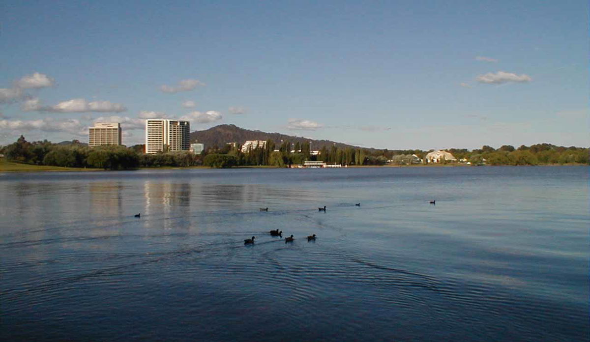 Lago Burley Griffin a Canberra Fidelity Viaggi