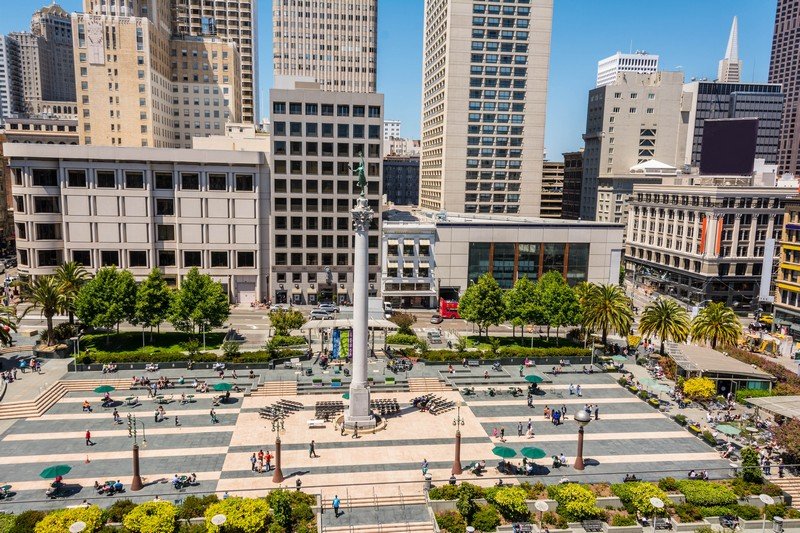 The Union Square in San Francisco