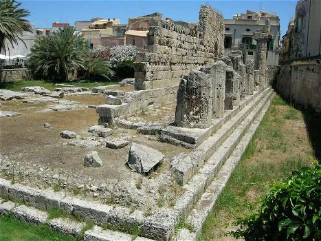 Isola di Ortigia e Tempio di Apollo a Siracusa